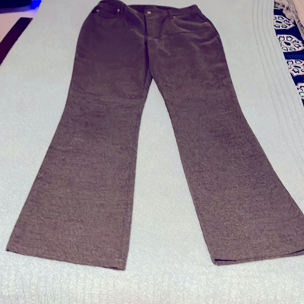 Canyon River Blues Dark Grey Flare Business Pants
